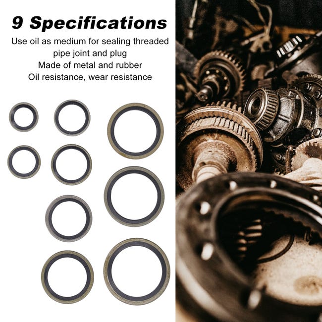 Kit Di Assortimento Di Rondella Dell'olio Con Sigillo ... - Alibaba - Foto 6