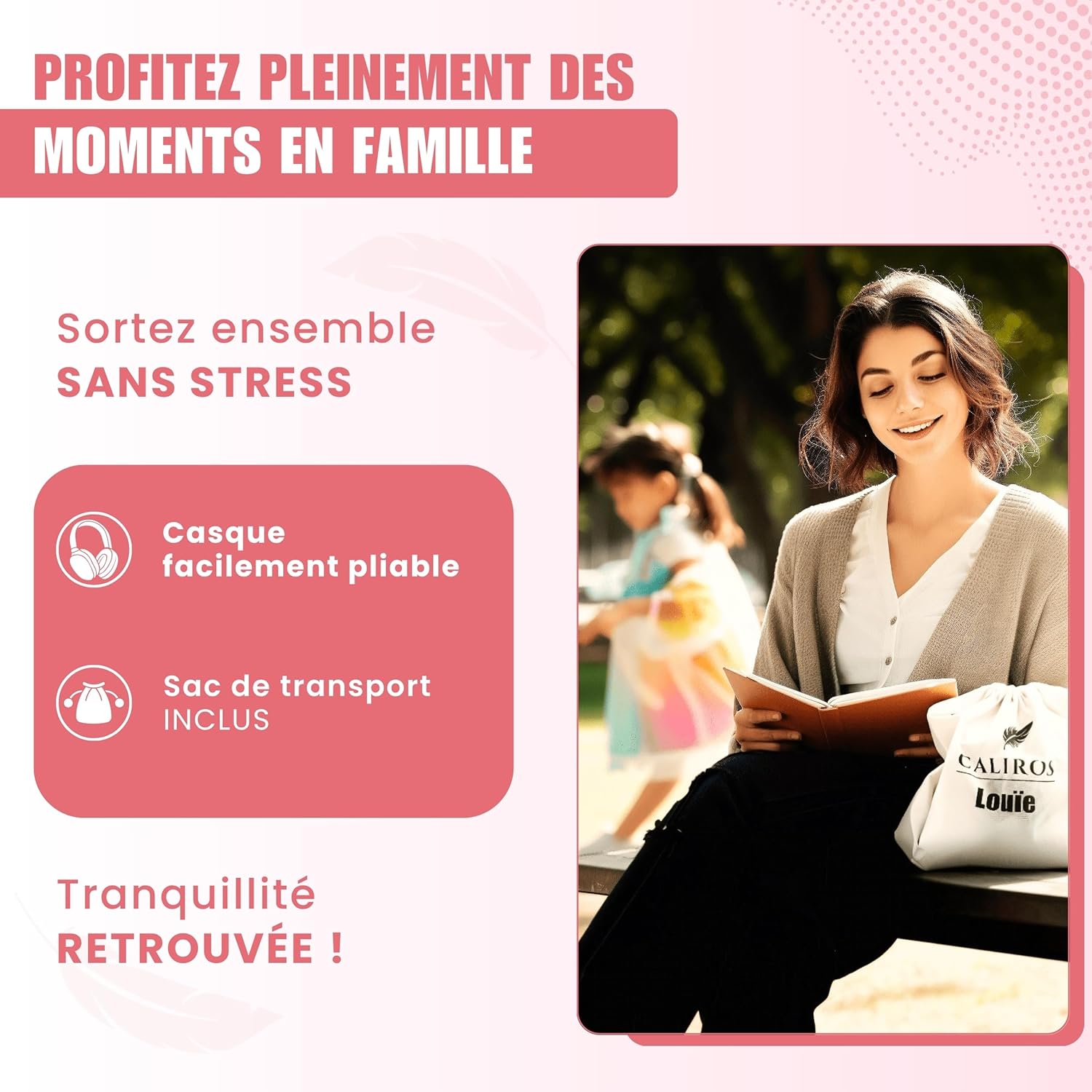 Casque Anti-Bruit : protection auditive pour enfants jusqu'à 16 ans - Confortable et réglable - Prévient les troubles auditifs – Jaune - 4