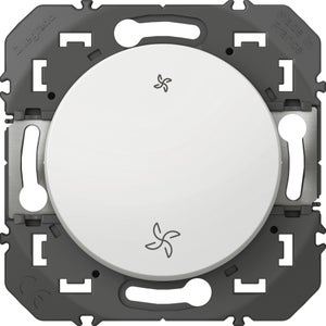 Placa De Acabado Legrand Dooxie – 2 Estaciones, Acabado Blanco Cromado, Montaje Horizontal O Vertical