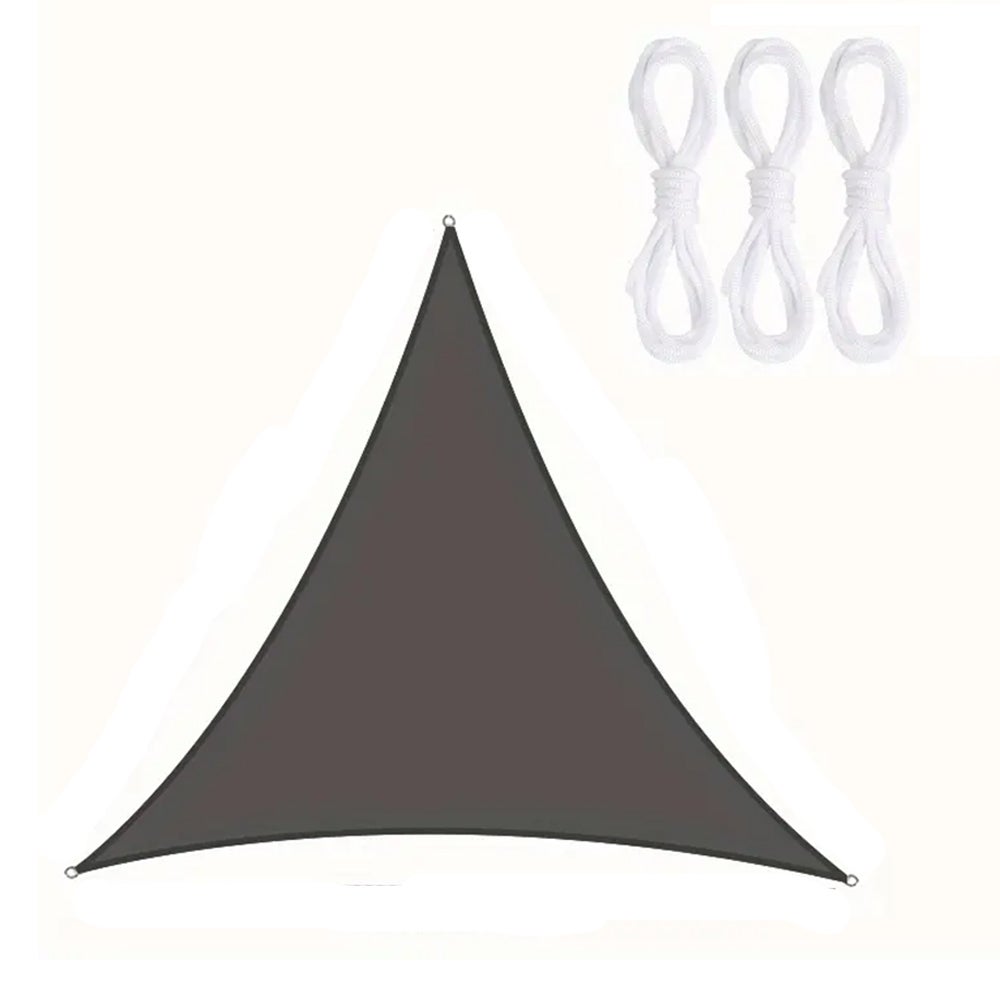 Voile D'ombrage Triangulaire Orange 2 X 2 X 2 M 1 Pièce Protection UV