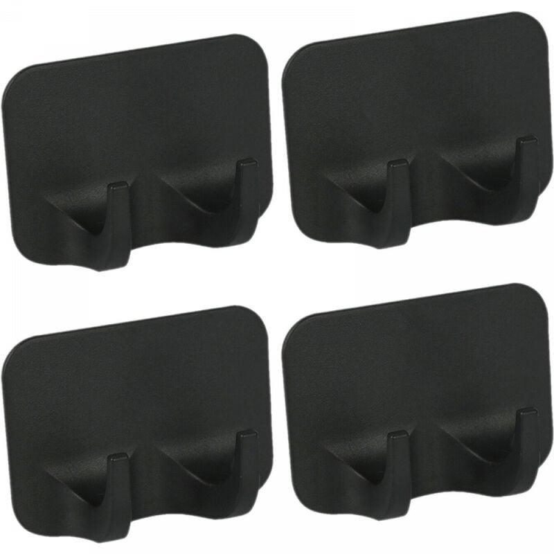 Zestaw 4 samoprzylepnych haczyków ściennych zdejmowane haczyki bez szwu wodoodporne haczyki bez gwoździ do domu łazienka ręczniki łazienka sufit