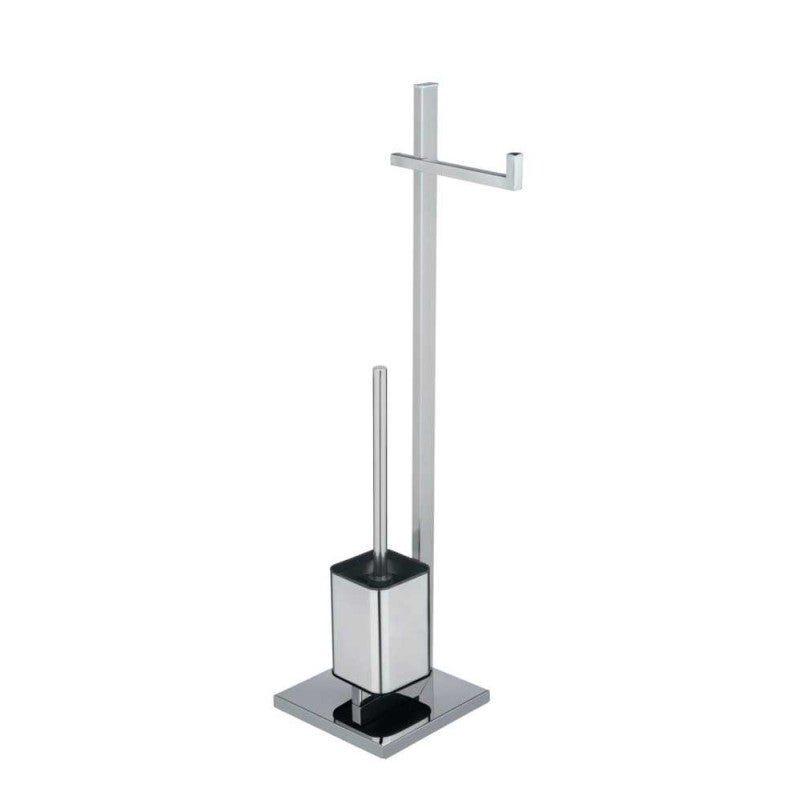Support papier toilette et brosse QUADRO pour WC - 2 en 1, WENKO, WENKO - 4