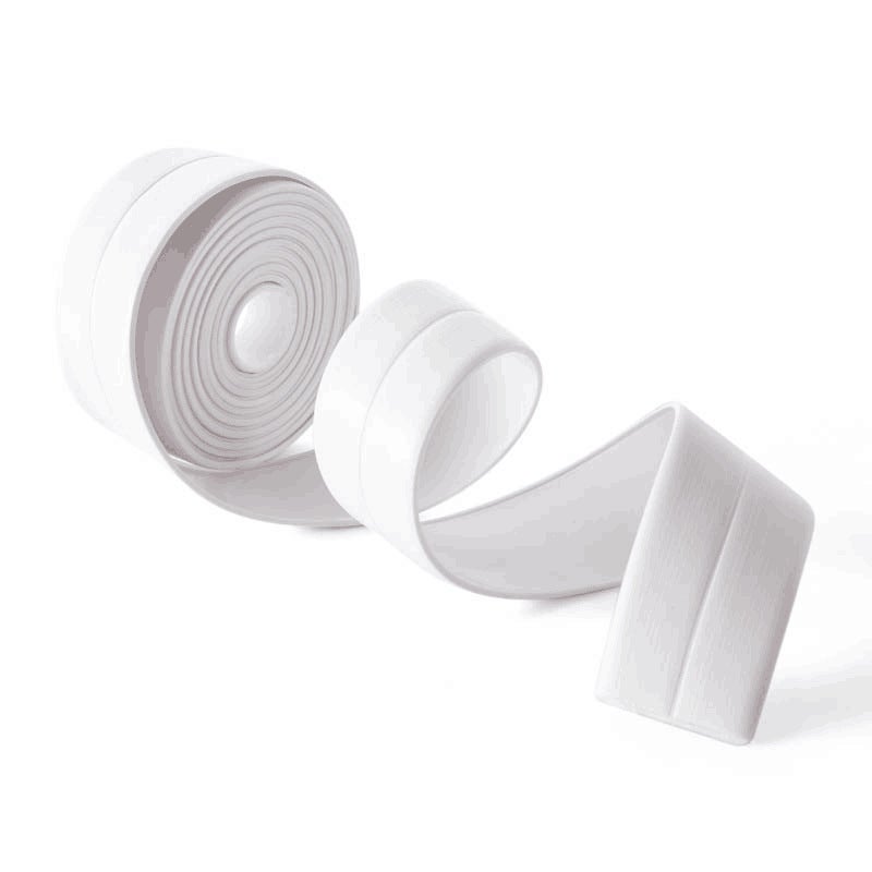Biała rolka kleju i uszczelniacza do kuchni i łazienki – 2,2 cm x 3,2 m