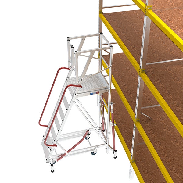 Escabeau 13 marches- Hauteur max. de travail 5.25m - ER13R - 6