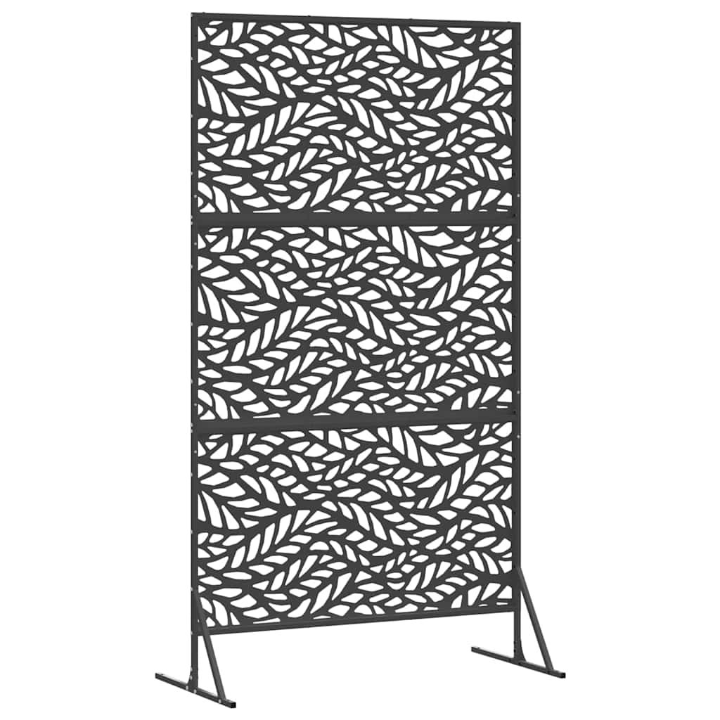 vidaXL Écran de confidentialité Noir 100 x 50 x 180 cm Acier - 6
