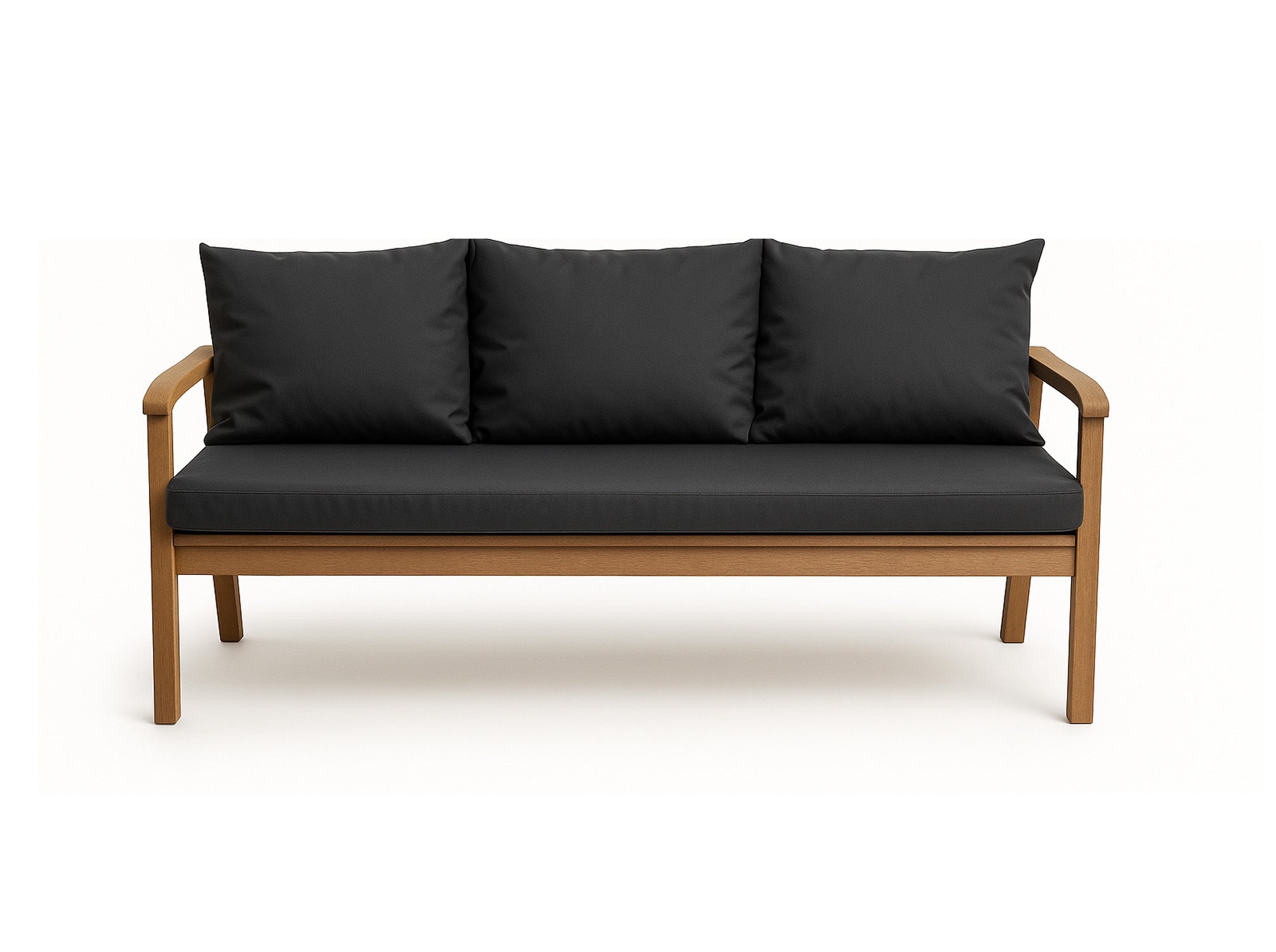 Poduszka ogrodowa na ławkę 150x50x50cm poduszka na meble ogrodowe antracyt, poduszka na balkon taras, poducha ogrodowa na huśtawkę