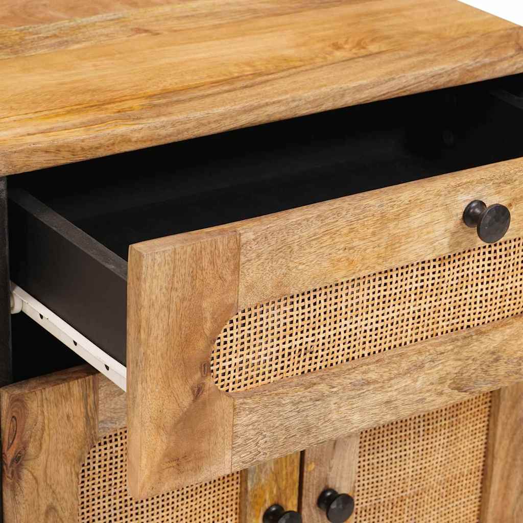 Cabinet de chevet Naturel 50 x 33 x 60 cm Bois de mangue massif vidaXL - 7
