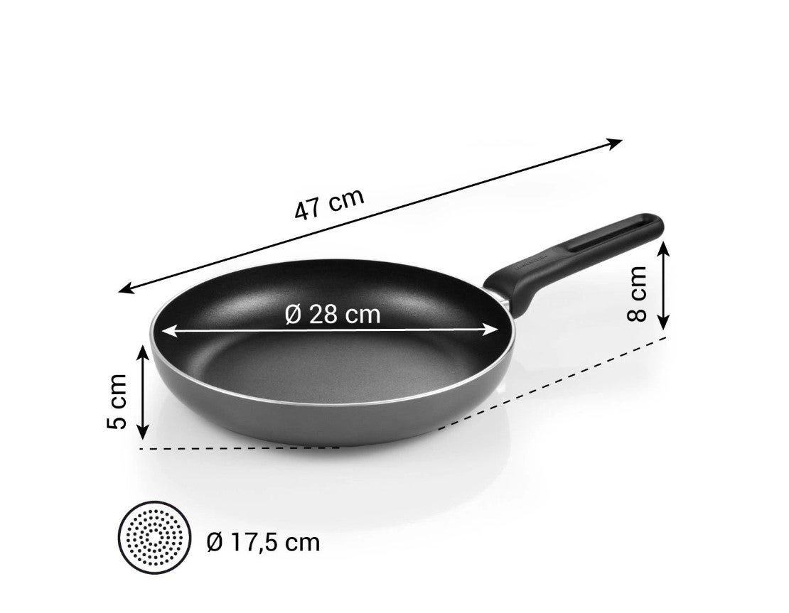 Tescoma 595428 Padella antiaderente ø 28 cm, fondo per induzione, linea BRAVA - 3