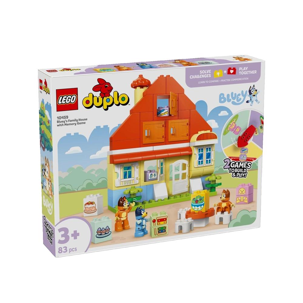 Zestaw Konstrukcyjny LEGO DUPLO Dom Rodzinny i Gra Pamięci Kolorowy 83 elementy
