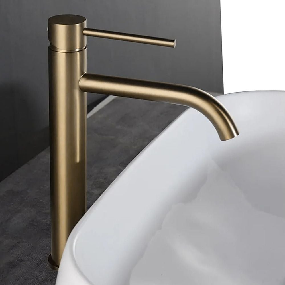 ROBINET DE LAVABO REA LUNGO HIGH BRUSH GOLD - 2
