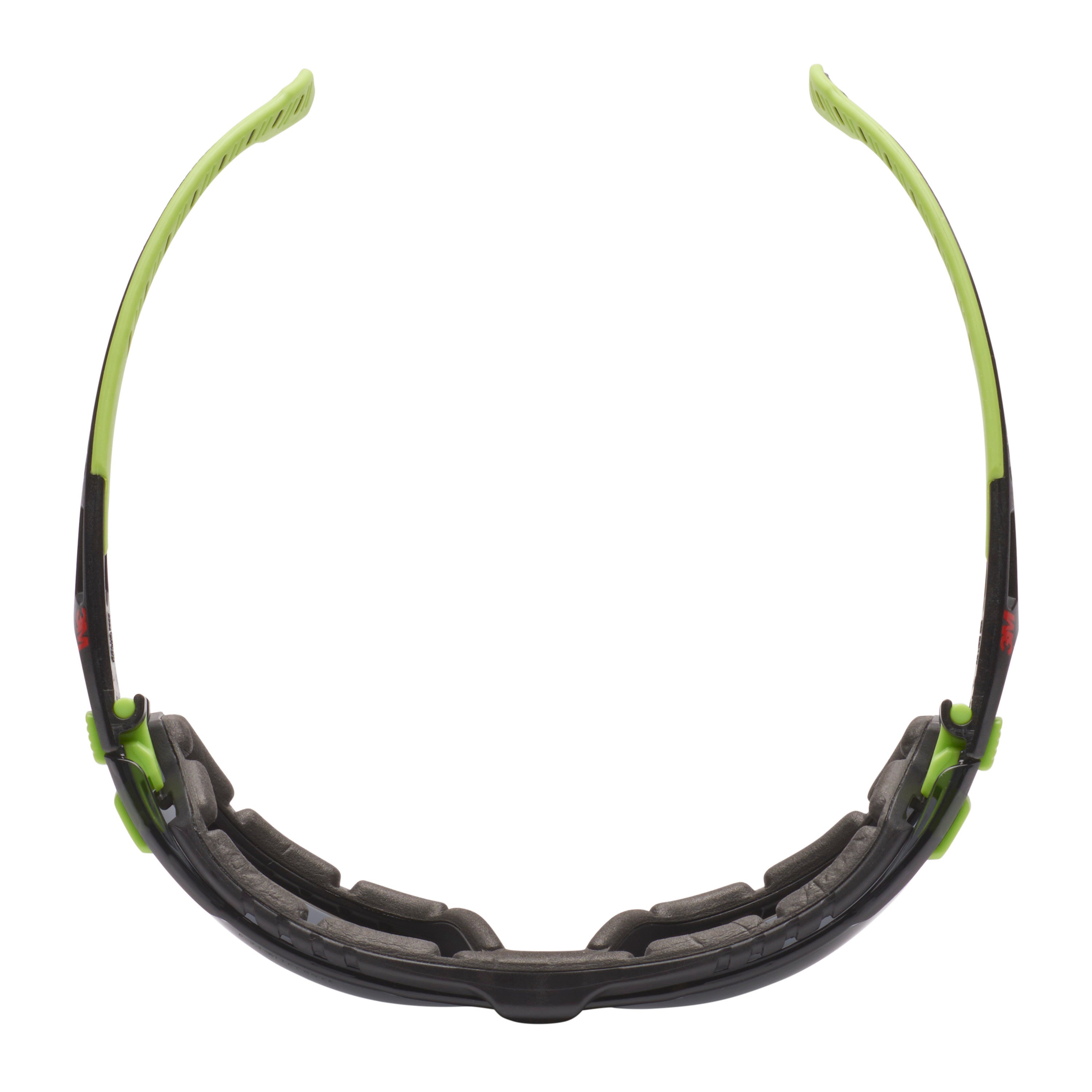 3M™ Solus™ 1000 okulary ochronne z powłoką Scotchgard™ S1GGC1, czarno-zielona oprawka, szara soczewka, z pokrowcem, 1 szt. - 6