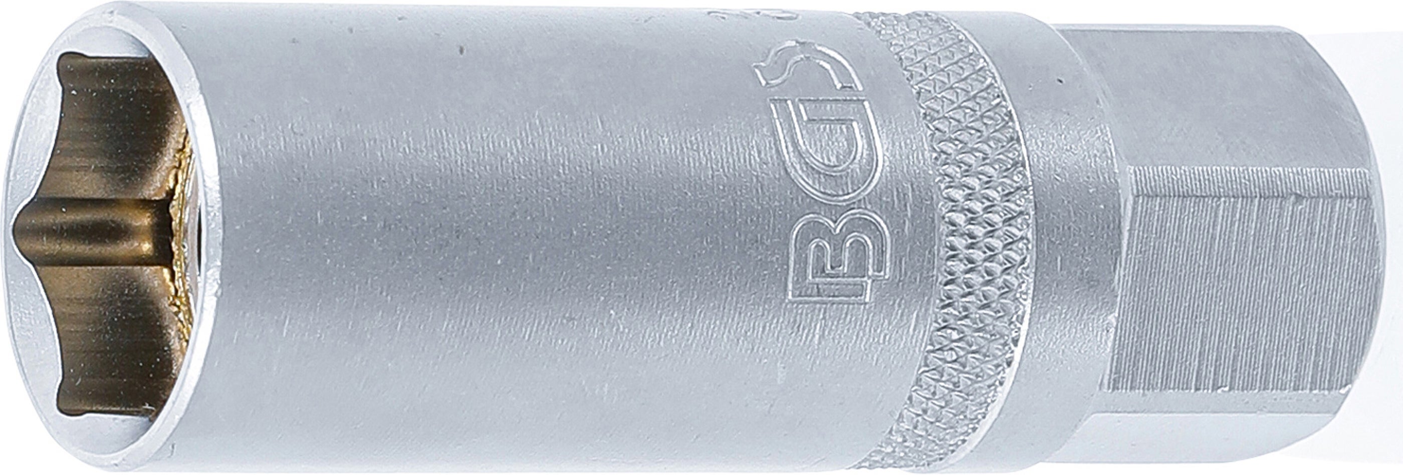 BGS wkładka do świec zapłonowych z magnesem napęd sześciokątny wewnętrzny kwadrat 10 mm (3/8") SW 16 mm - 2469