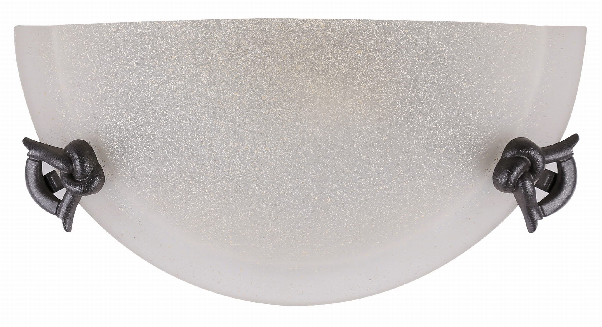 Kinkiet półplafon Eva patyna-szary 1xE27x20W wym: 15 x 30 x 30 cm szkło IP20 Candellux