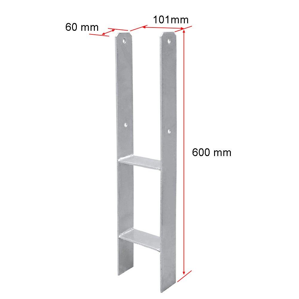 Broches D'ancrage Stick It Anchor Pins – 2 Pièces 10 Pieds Blanc – Montage Tube