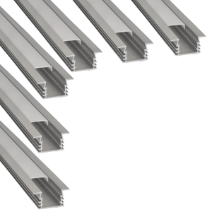 Profilo LED In Alluminio A U - 6 Pezzi 1 Metro Con Cover, Per Strip LED - Foto 12