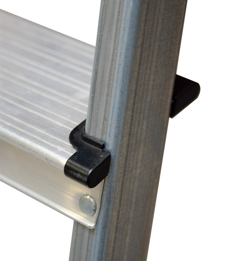 Escabeau ménager pliable en aluminium 5 marches léger Selekta - 4