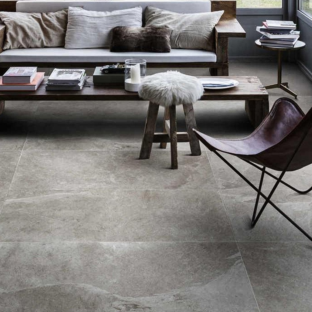 Ardesia Classica Cenere 20 mm Outdoor - Piastrelle 120x120x2 cm 20 mm - MAR 5001 120x120 GRIP R11 20 mm - 2