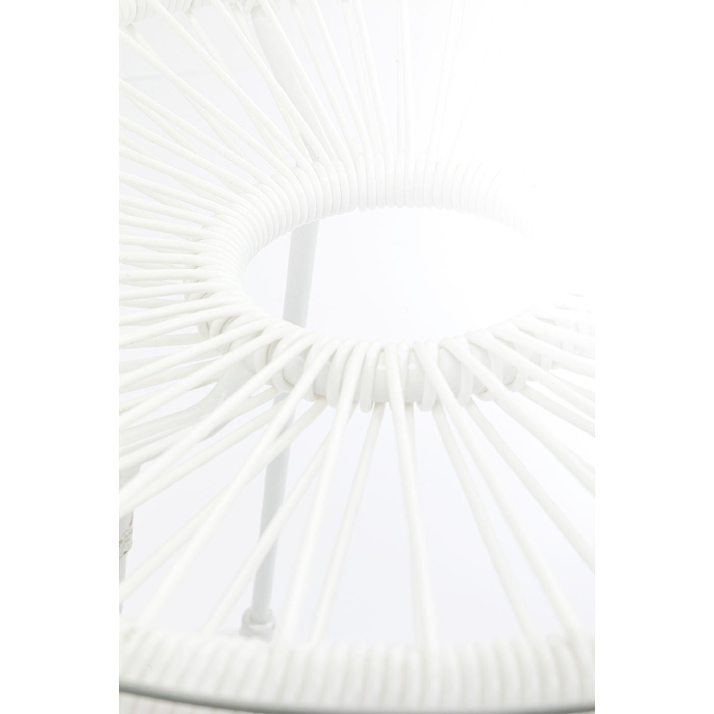 Table d'appoint Acapulco Mono blanche Kare Design - 5