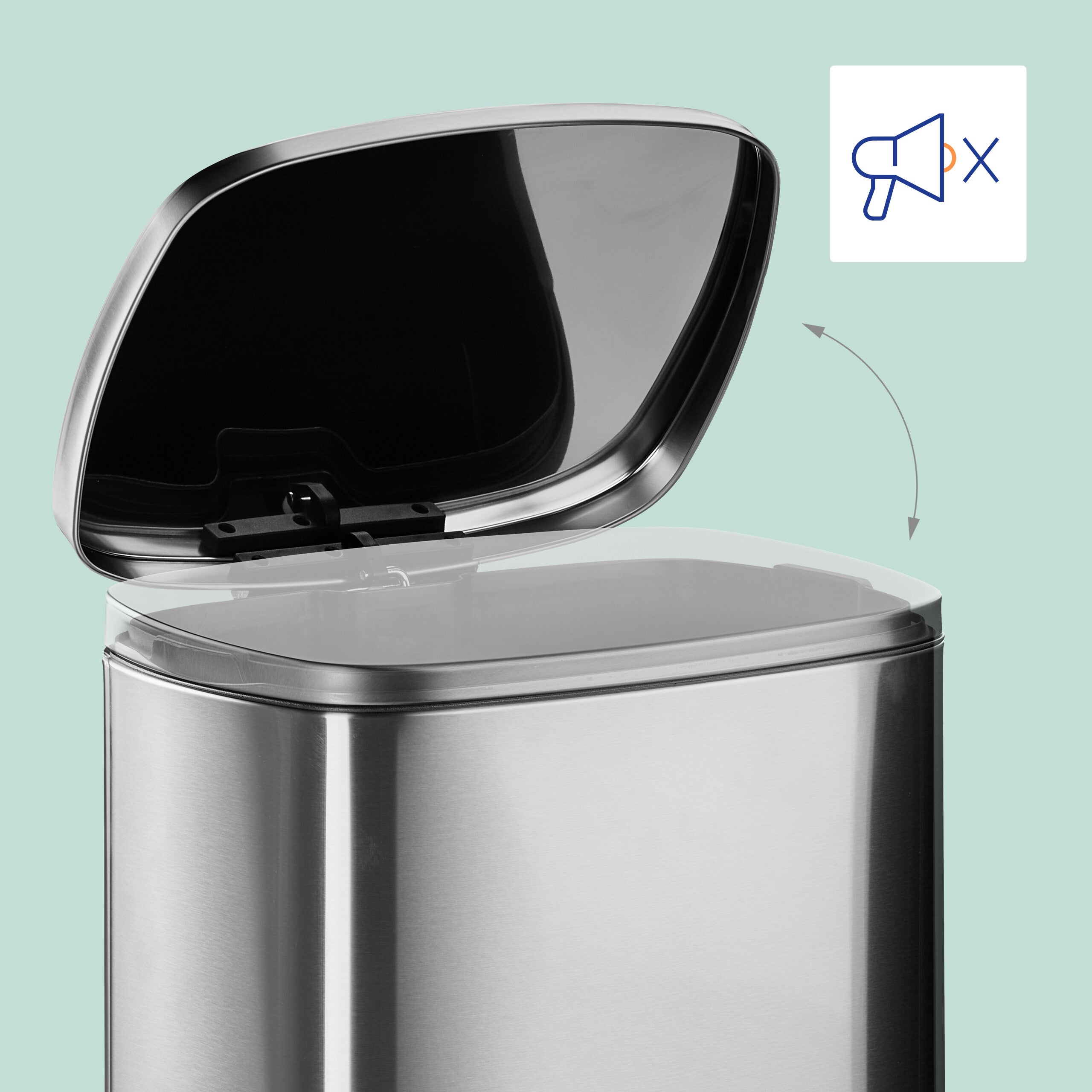 Cierre Lento Basurera Para Cocina Cierre Suave Bote De Basura En