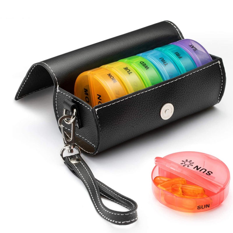 Porte-clés Pilulier étanche En Métal - Mini Boîte à Pilules De Poche, Pour Voyages Et Quotidien