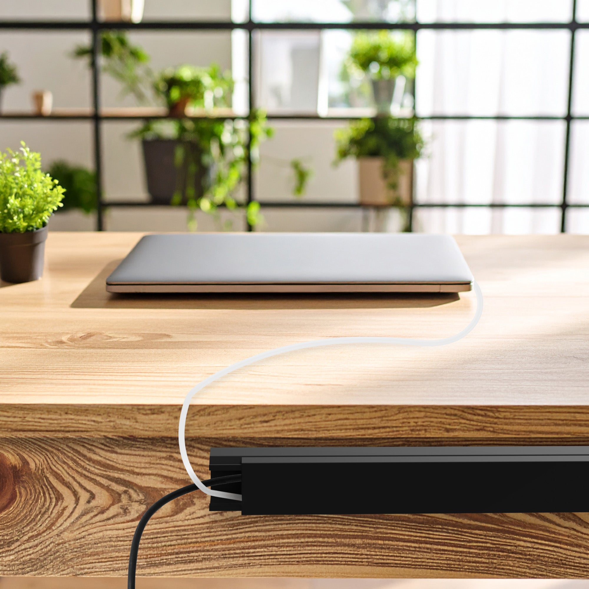 Korytko elektroinstalacyjne samoprzylepne 40/40 Antracytowy EDO Technic - 3