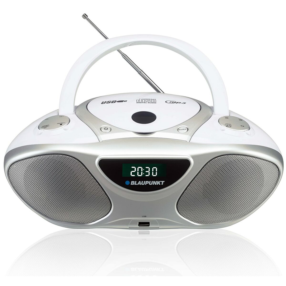 Boombox Blaupunkt FM/CD/mp3/AUX BB14WH - 2