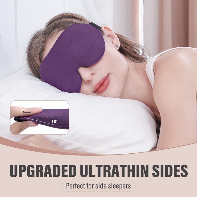 Masque de sommeil 2023 pour dormir sur le côté, masque de sommeil 3D Masque de sommeil 2023 pour dormir sur le côté, masque de sommeil 3D