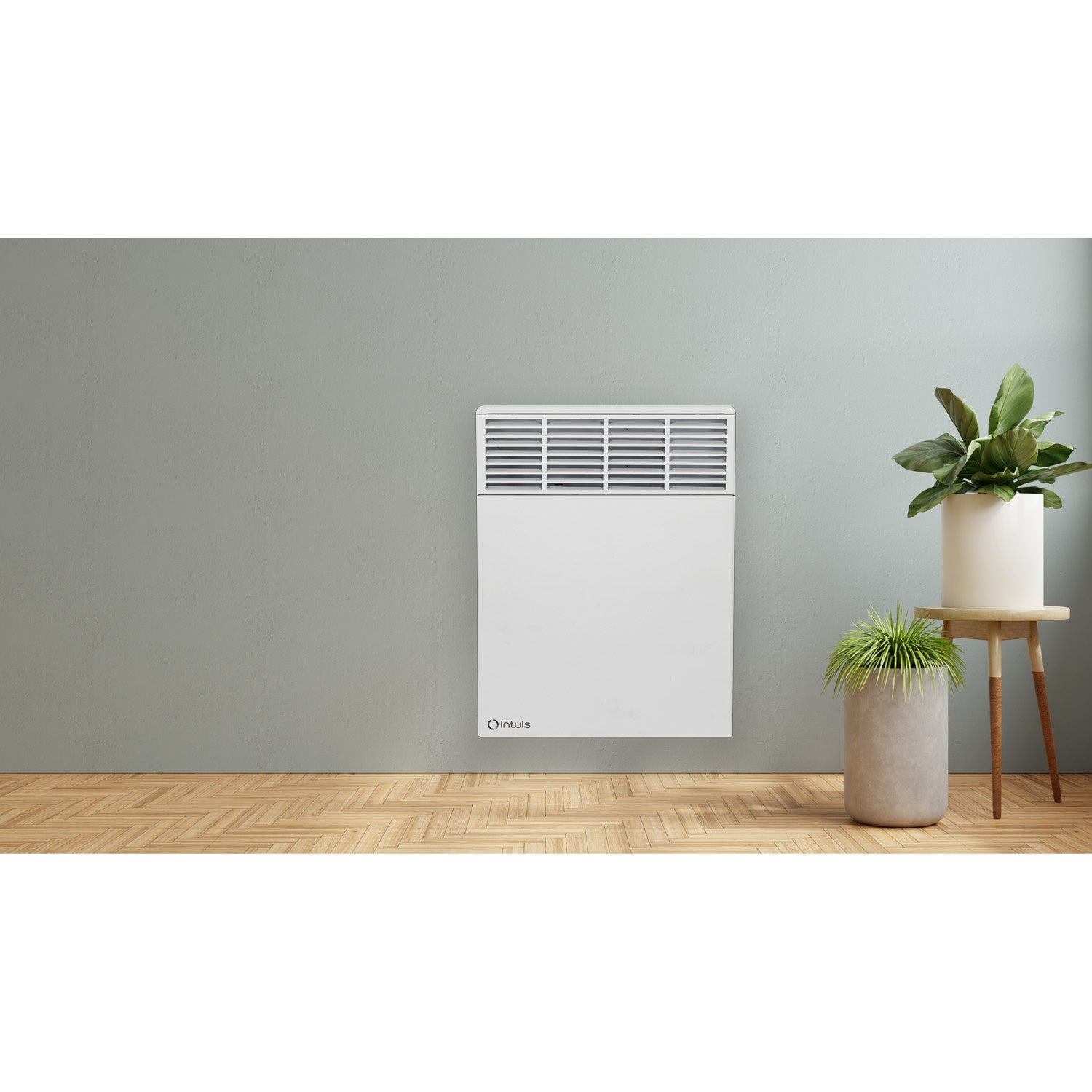 Grzejnik elektryczny 500W konwektorowy energooszczędny ścienny biały Intuis BASIC D - 8