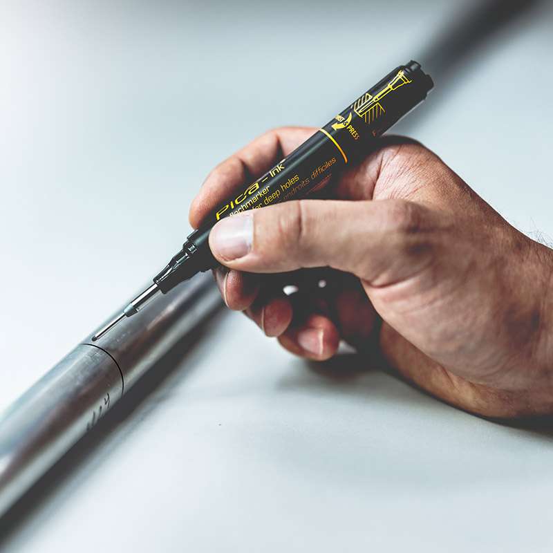 Marqueur trous profonds PICA-Ink noir 150/46/SB - 2