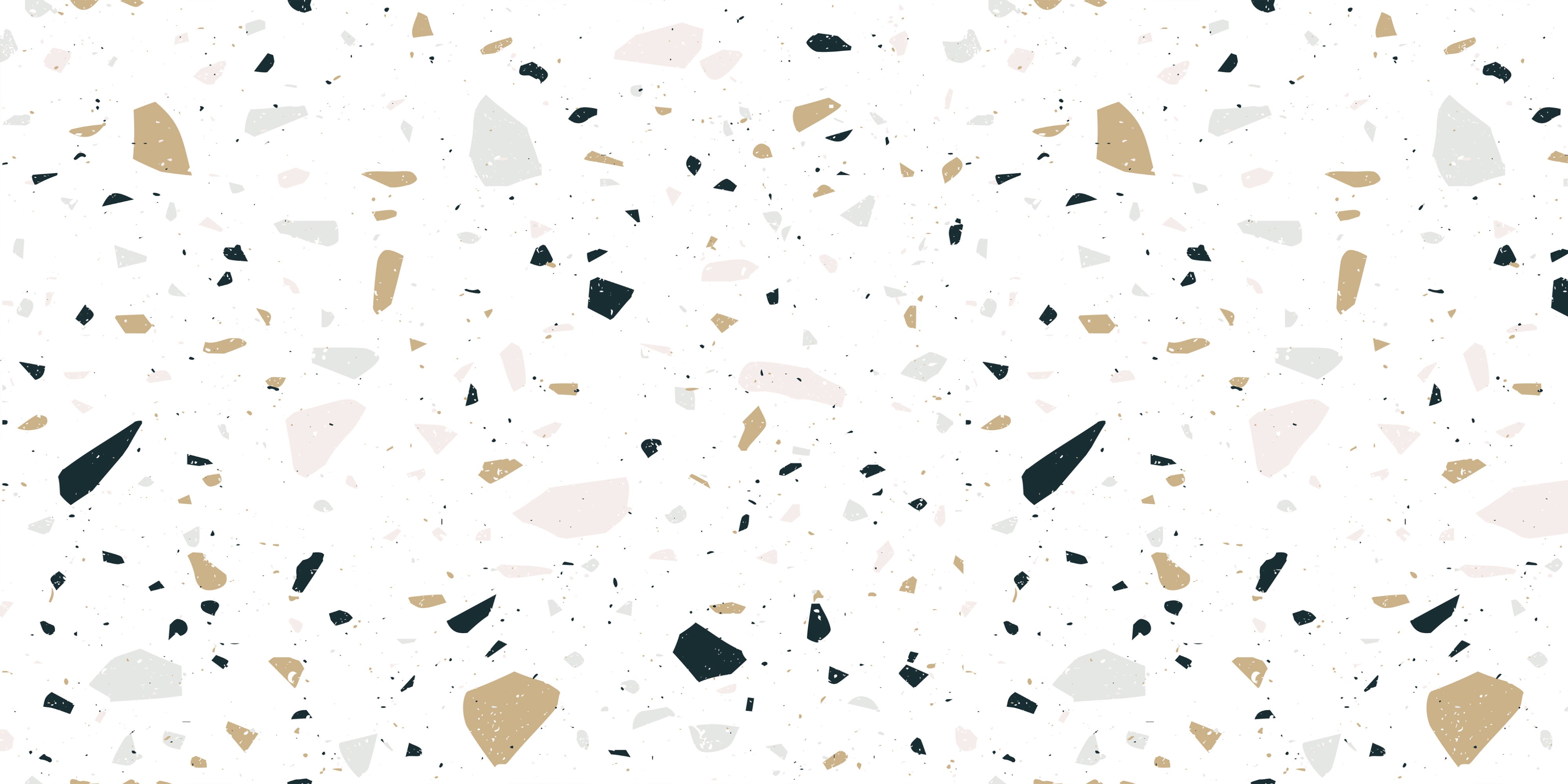 Dywan winylowy Terrazzo Aquiles 50x100 cm - antypoślizgowa wykładzina PVC z gładkim nadrukiem, winylowa wykładzina do kuchni lub salonu, zmywalna