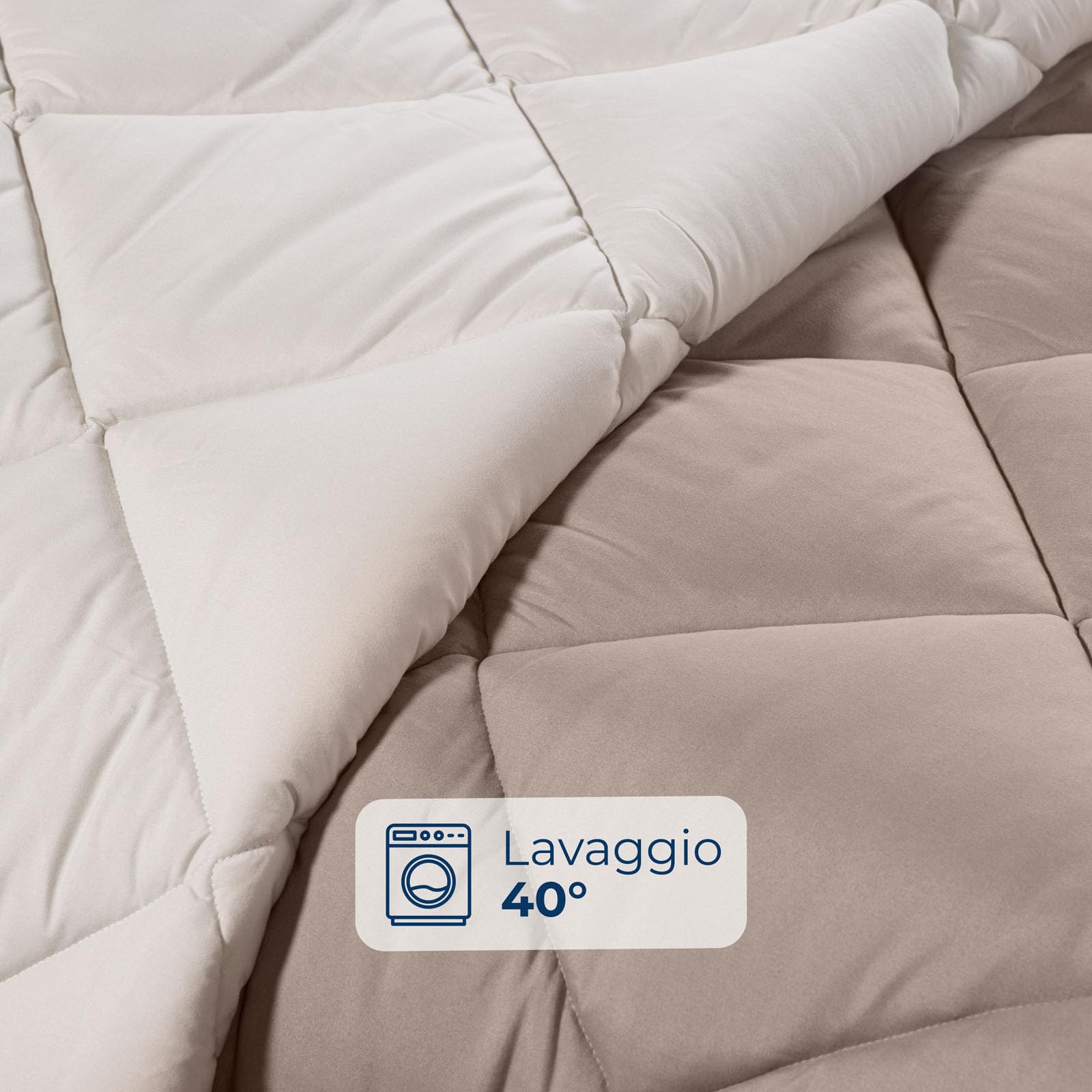 Caleffi - Trapunta Una Piazza e Mezza 220x265 Microfibra, Piumone Una Piazza e Mezza Morbido Avvolgente, Trapunta Invernale Imbottita Resistente Lavab - 4