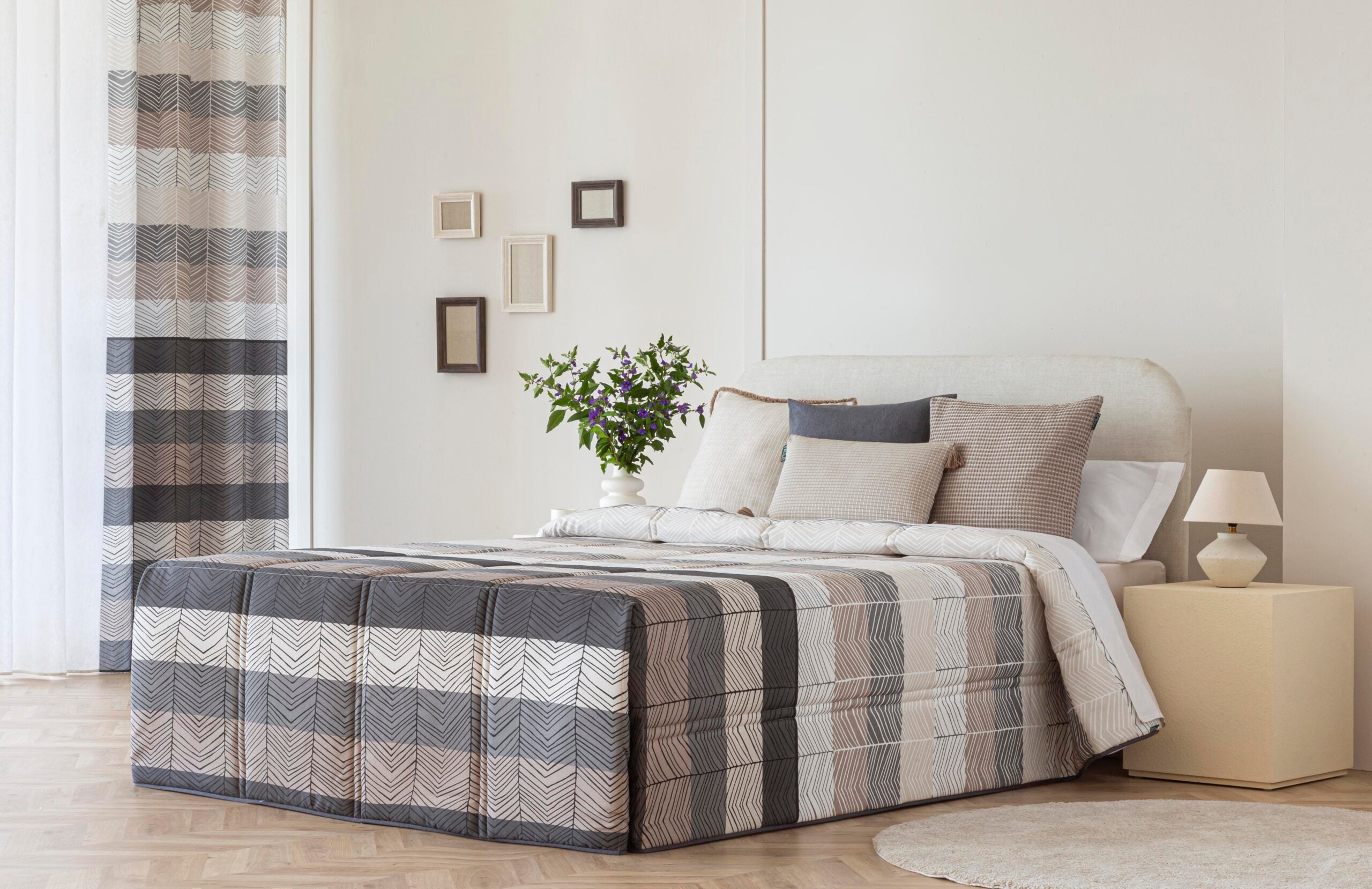 Edredón conforter dover relleno 200 gr taupe para cama de 180 cm