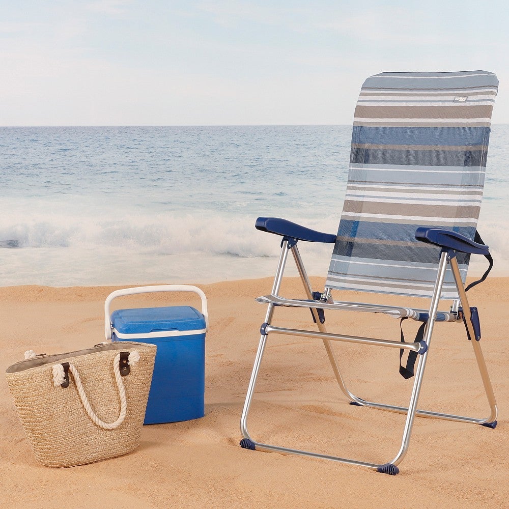 Pack de 2 sillas de playa plegables rosa | Maisons du Monde