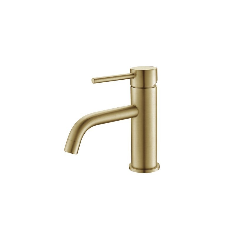 Mitigeur Lavabo SHANFO Haut - Or Brossé - Acier Inox 304 - Monocommande