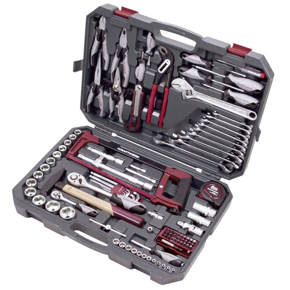 Coffret d'outils universel basic-line 1/2 1/4 krafwerk - 115 pièces - 204.105.600 - 3