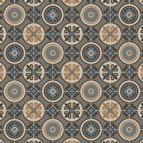 Arquiservi - Rolo 2X10 (20M2) Piso vinílico cortado Hidráulico Dourado 909. Resistente à água e fácil de instalar