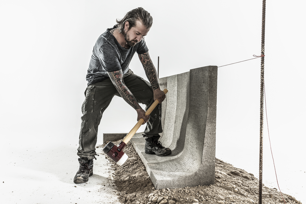Marteau De Protection SIMPLEX Halder - Tête Caoutchouc/superplastique Pour Toiture