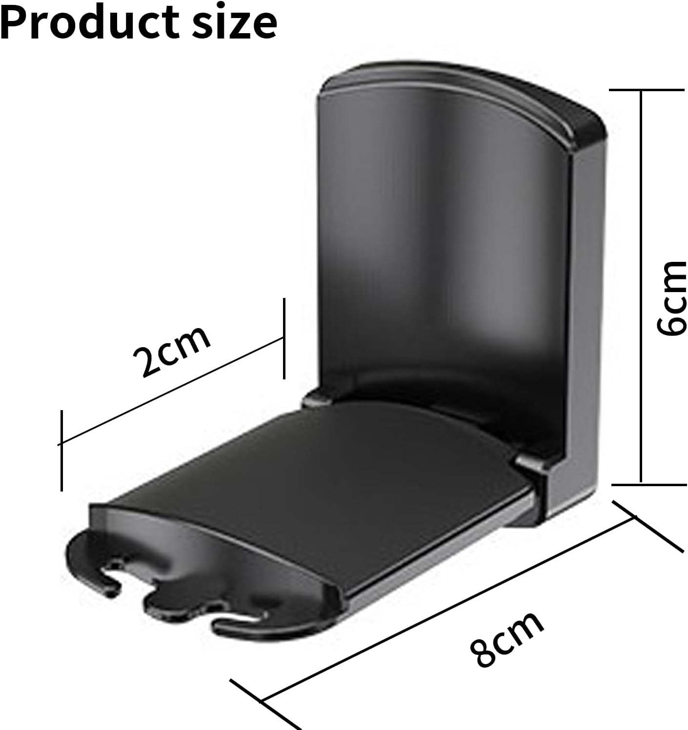 Support Casque De Bureau Pivotant 360° – Support Réglable Avec Crochet Et Clip Câble, Noir