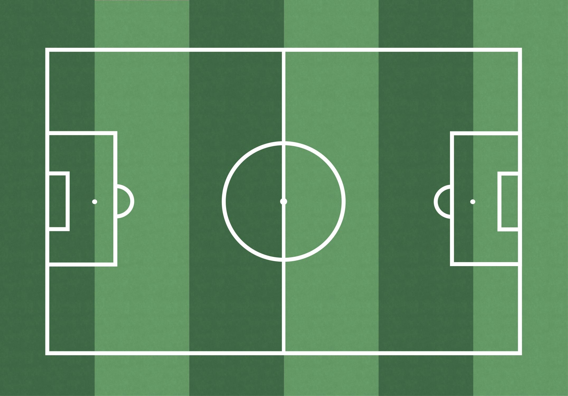 Fotomural campo de fútbol verde - 4 x 2.79 m - estahome