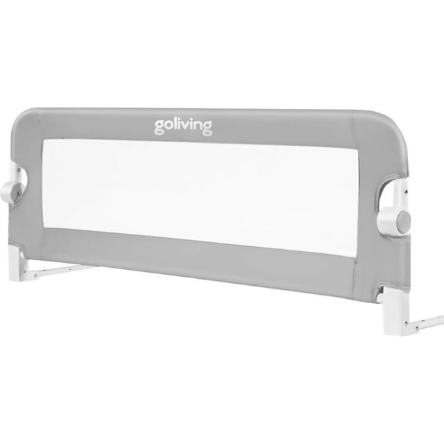 Barrière De Lit Enfant Réglable 160cm - Gris Foncé, Hauteur Ajustable, Pour Matelas De 3 à 33cm D'épaisseur