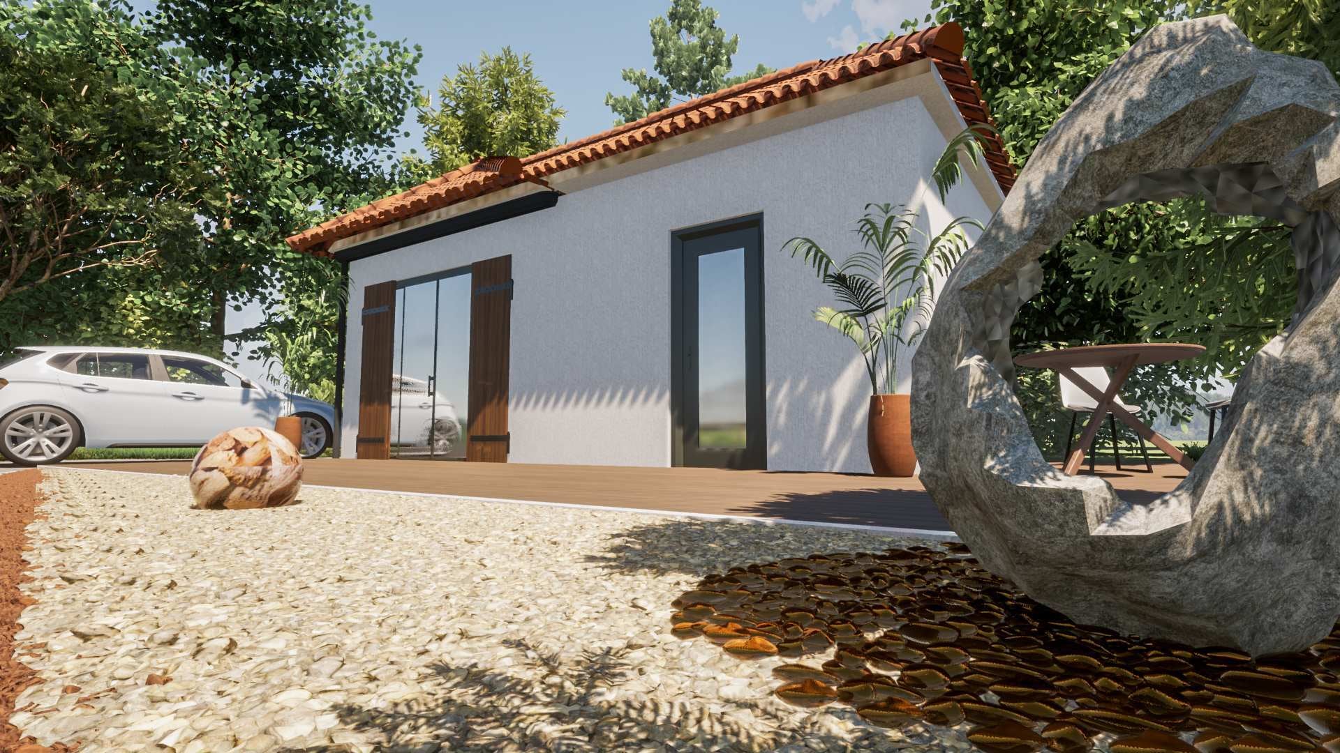 Kit aménagement jardin Tanzanie 30m2 - 4