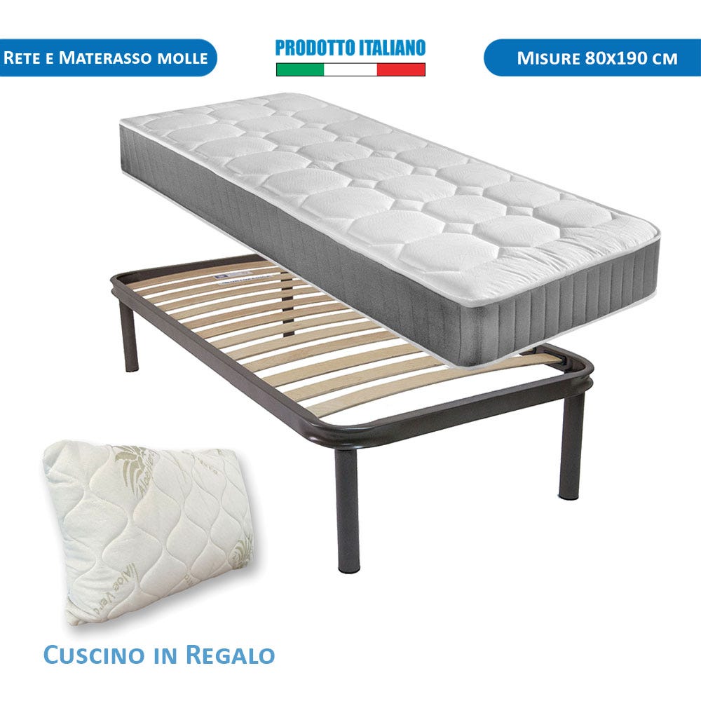 Dormiland® - Rete Letto Ortopedica Matrimoniale 160x190cm - 13 Doghe in Legno e Struttura in Acciaio - 100% Made in Italy Dormiland® - Rete Letto Ortopedica Matrimoniale 160x190cm - 13 Doghe in Legno e Struttura in Acciaio - 100% Made in Italy