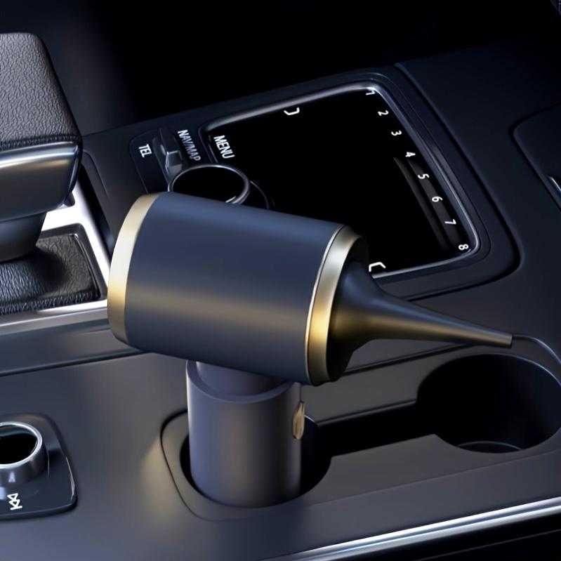 Aspirateur de voiture portatif sans fil, aspirateur portable à double usage pour voiture et maison, chargement sans fil - 3