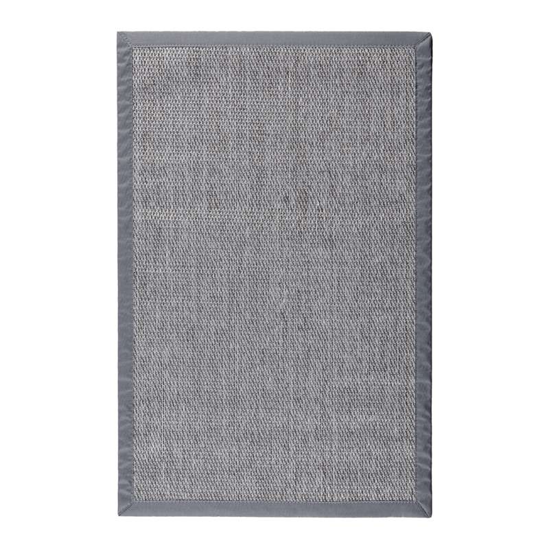 Winylowy dywan Premium z lamówką, alfombra de PVC antypoślizgowy i odporny Szary, 60 x 90 cm