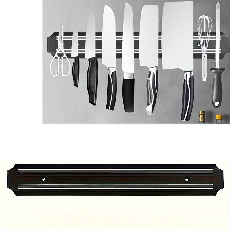 1 magnetyczny stojak na noże - 48 cm ścienny stojak na noże, do przechowywania sztućców kuchennych, magnetyczna listwa na noże