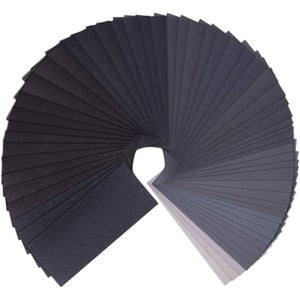YoiYee Lot De 10 Feuilles De Papier Abrasif Abrasif Ultra Fin Pour Bois, Métal, Plastique, Verre, Pierre Et Mur - Grain 2500-23 X 9,5 Cm
