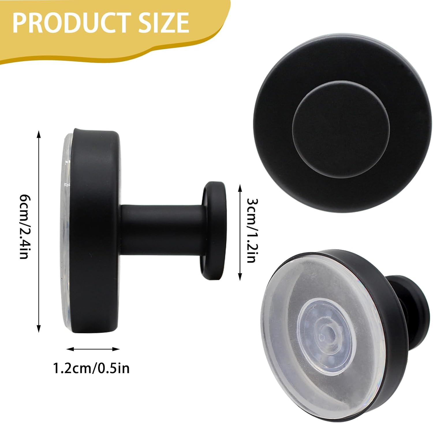 4 Pièces Crochet Ventouse, Réutilisable Ventouse Salle De Bain Porte Serviette Sans Percer Crochet Ventouse Ppuissante Pour Cuisine Salle De Bains 87341673