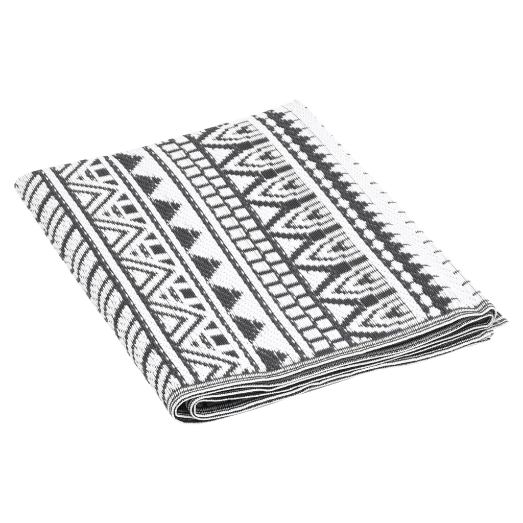 Tapis d'extérieur ARAKIL Noir 160x230 cm PP vidaXL - 5