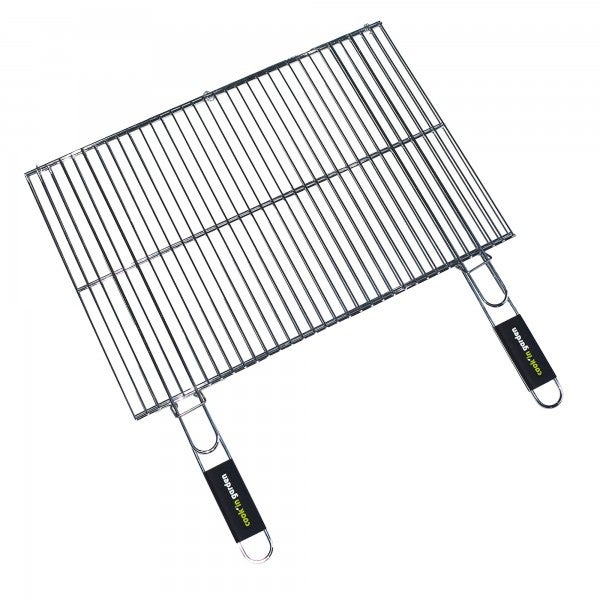 GARDEN MAX - Grille double rectangulaire - 60x40cm - manche soft touch