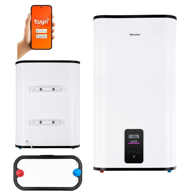 Bojler elektryczny 80l pojemnościowy Wi-Fi pionowy wyświetlacz Warmtec BP80